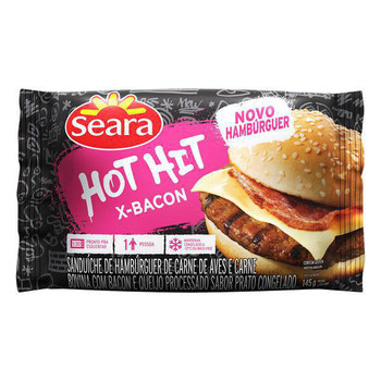 Estrela Supermercados Hamburguer Hot Hit Seara Picanha Ketchup G