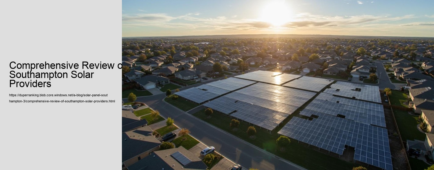 Comprehensive Review of Southampton Solar Providers