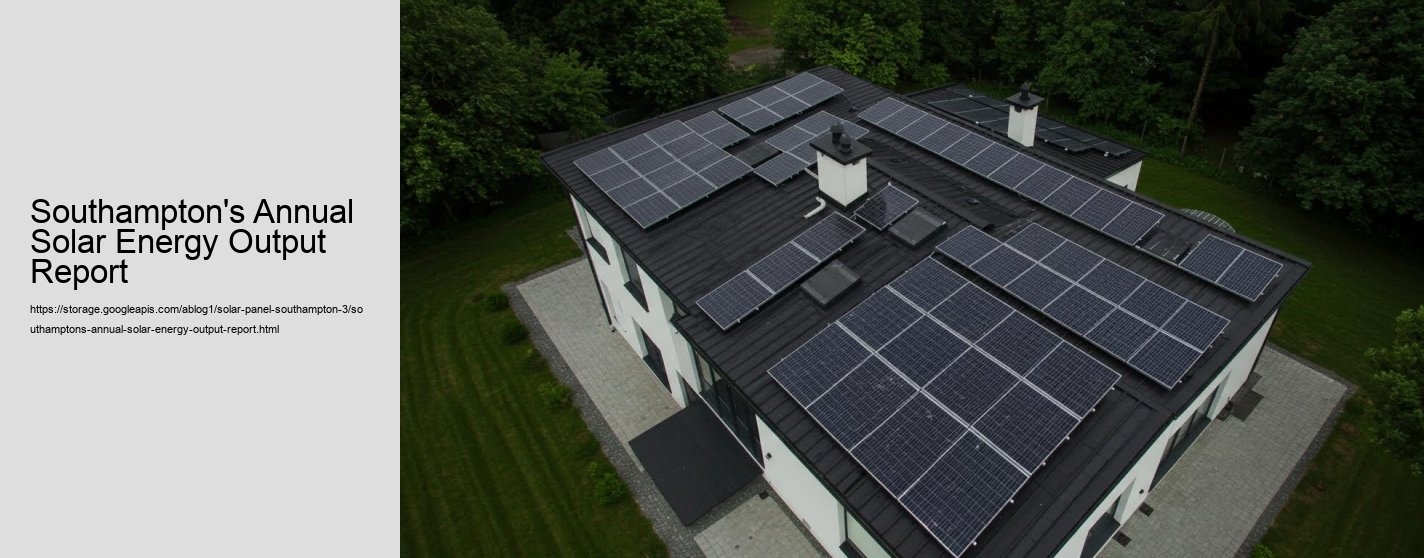 Southampton's Annual Solar Energy Output Report