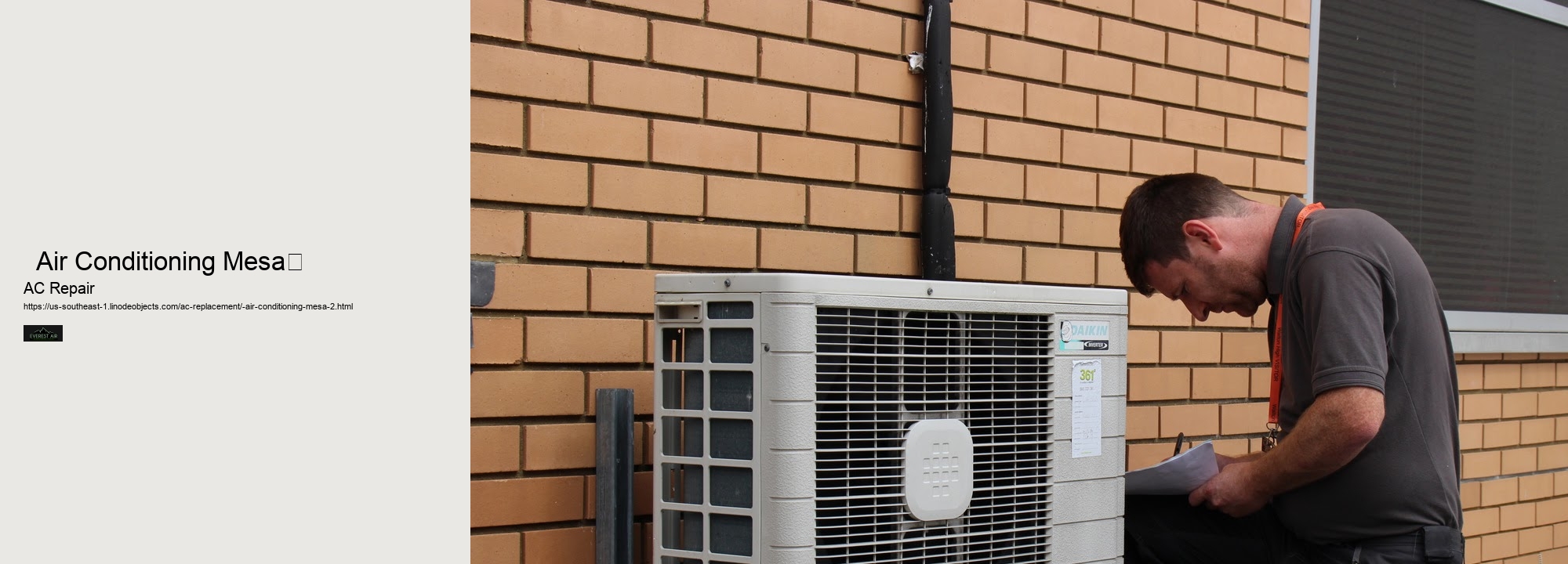   Air Conditioning Mesa	 