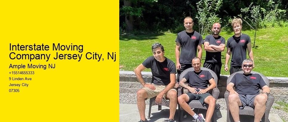 Interstate Moving Company Jersey City, Nj