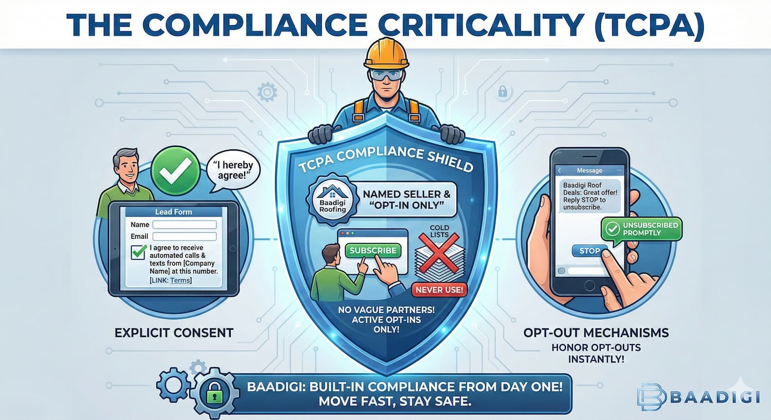 How to Use Automated Calling Services to Follow Up on Roofing Leads (The Speed-to-Lead Hack) — illustration