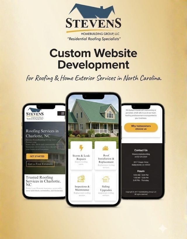 Stevens HomeBuilding Group: Web Design & SEO Case Study
