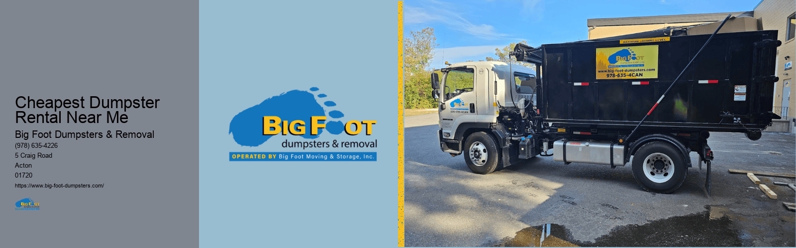 Cheapest Dumpster Rental Near Me