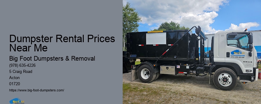 monthly dumpster rental cost