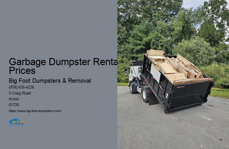 what can you put in a dumpster rental