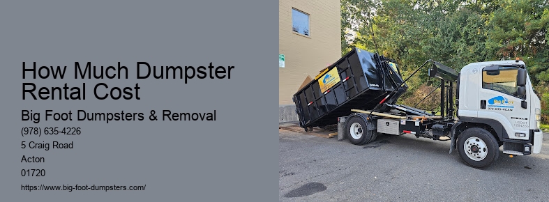 what can you put in a dumpster rental