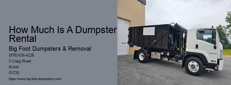 driveway dumpster rental