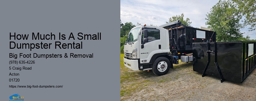 flat rate dumpster rental
