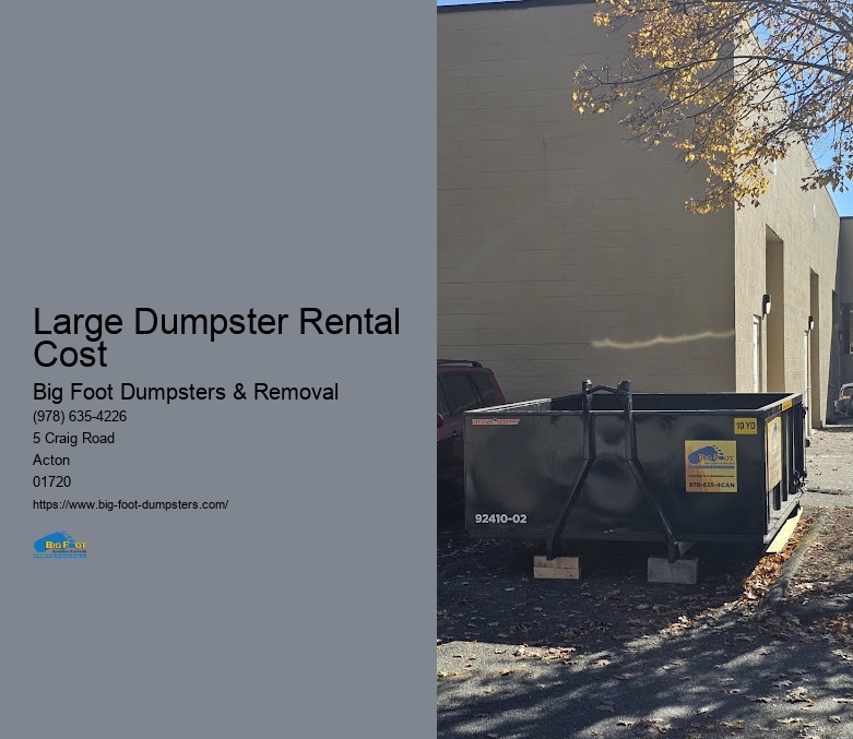dumpster rental near me prices