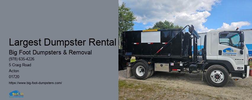 portable dumpster rental
