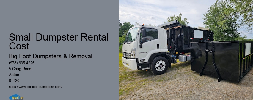 roll off dumpster rental prices