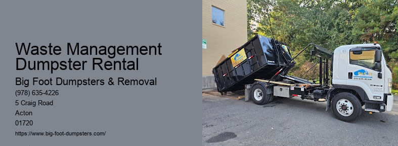 waste management dumpster rental