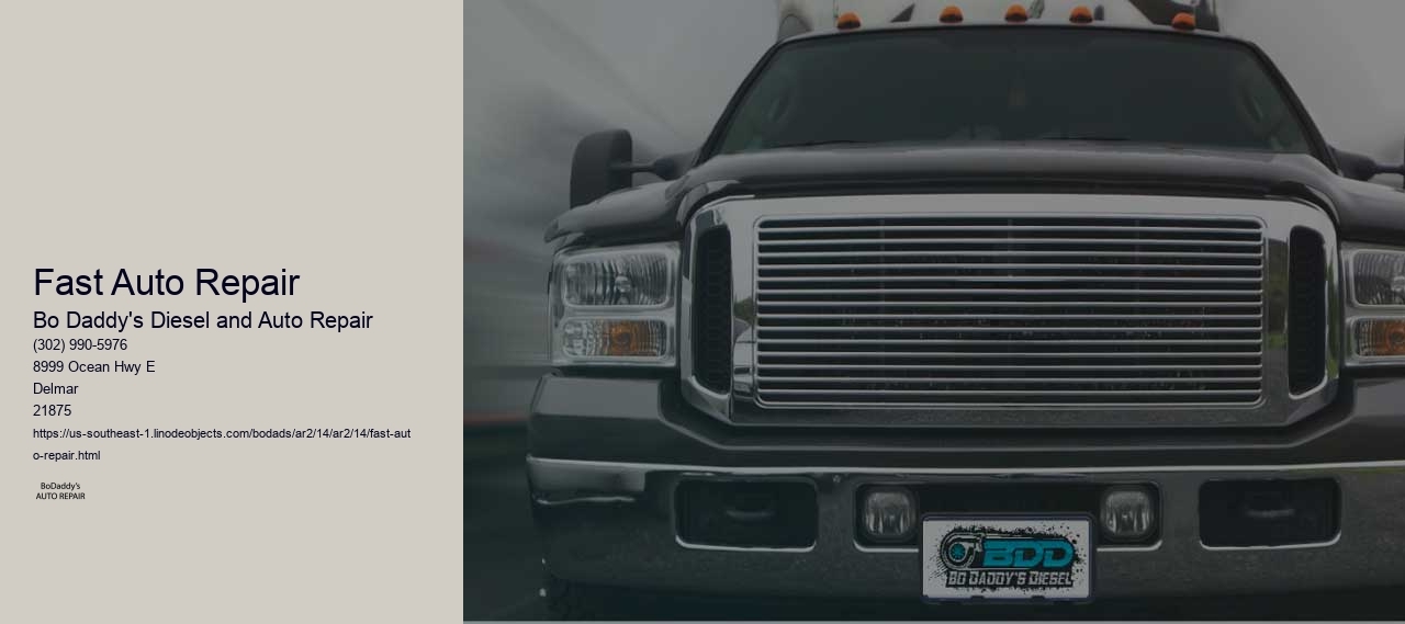 Fast Auto Repair