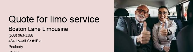 8 Passenger Limousine