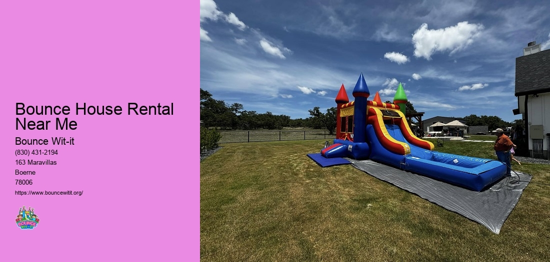 Bounce House Rental Near Me