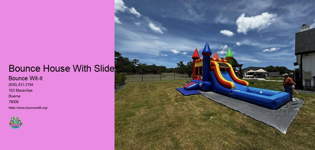 Bounce House With Slide