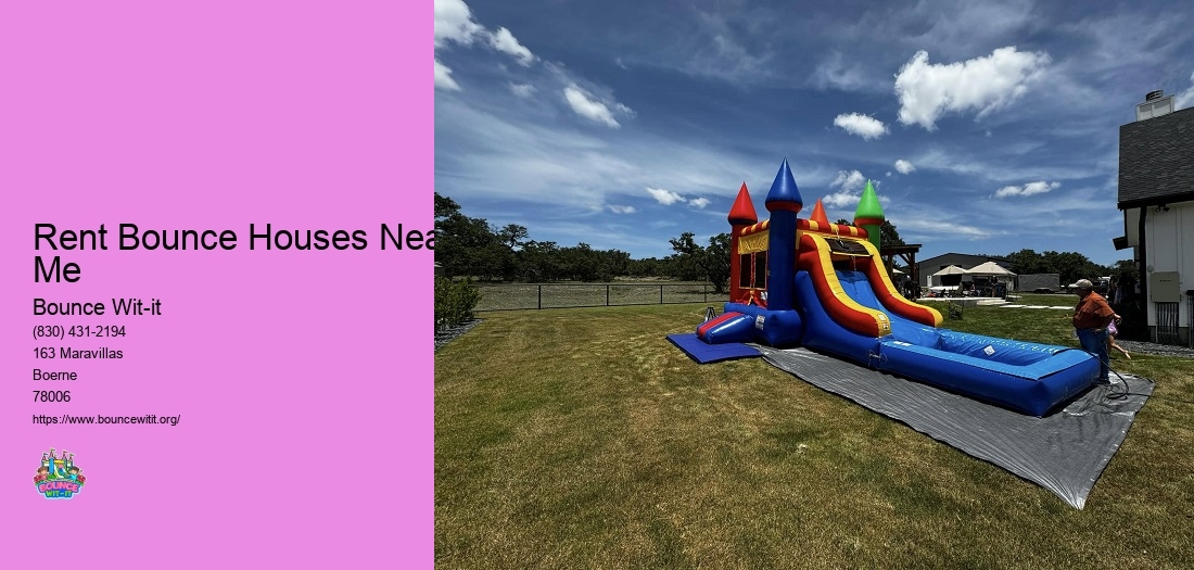 Rent Bounce Houses Near Me