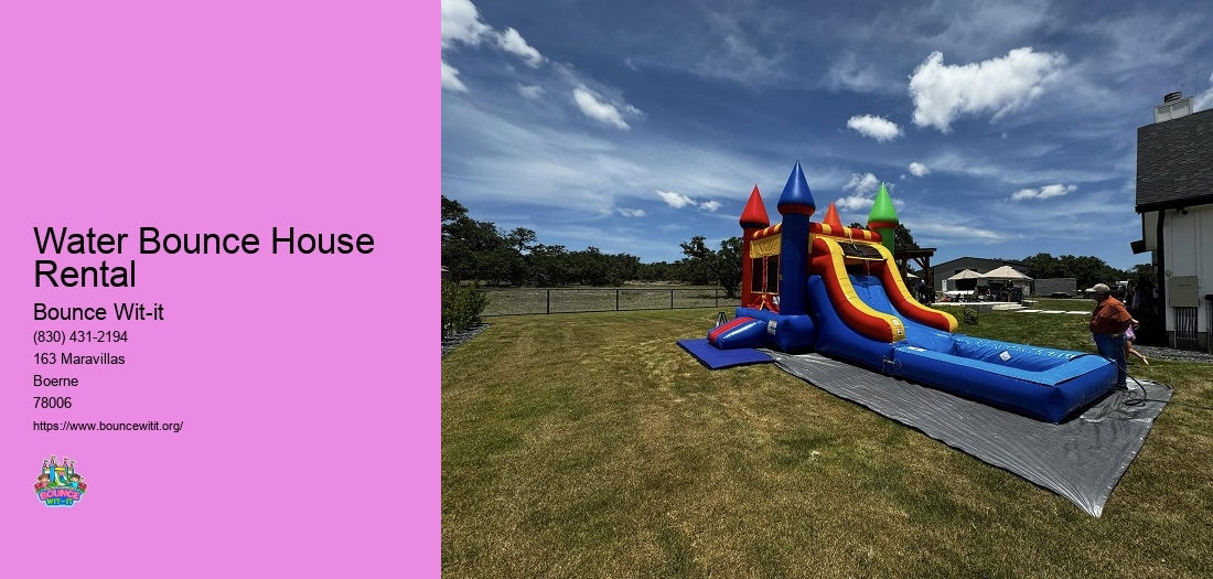 Water Bounce House Rental