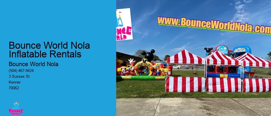 Inflatable bounce house rentals