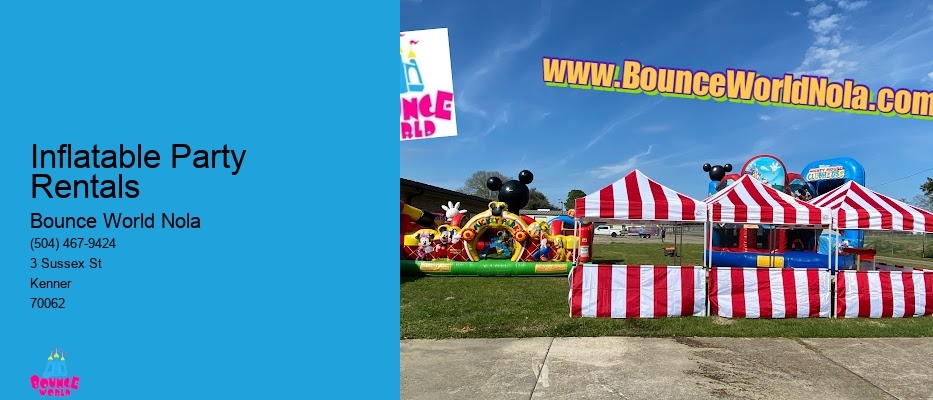 Inflatable bounce houses