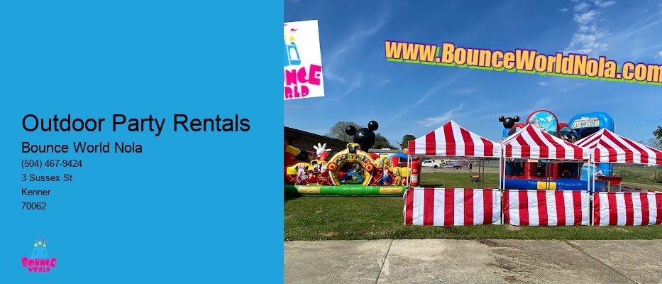 Inflatable party rentals