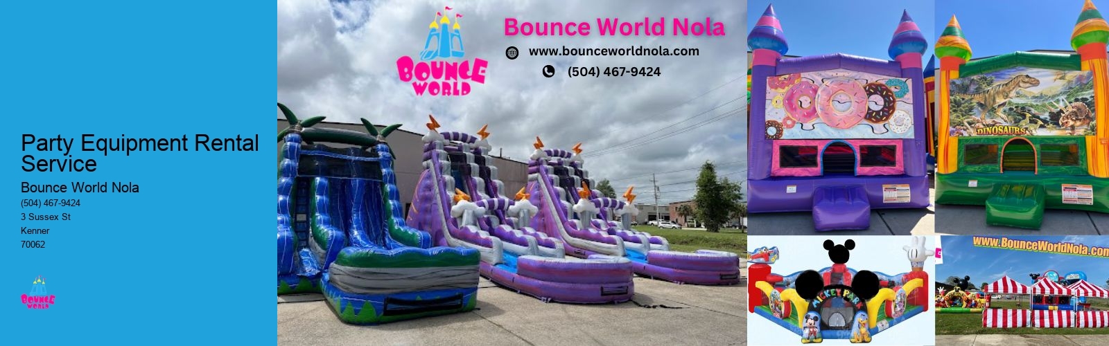 Party Equipment Rental Service