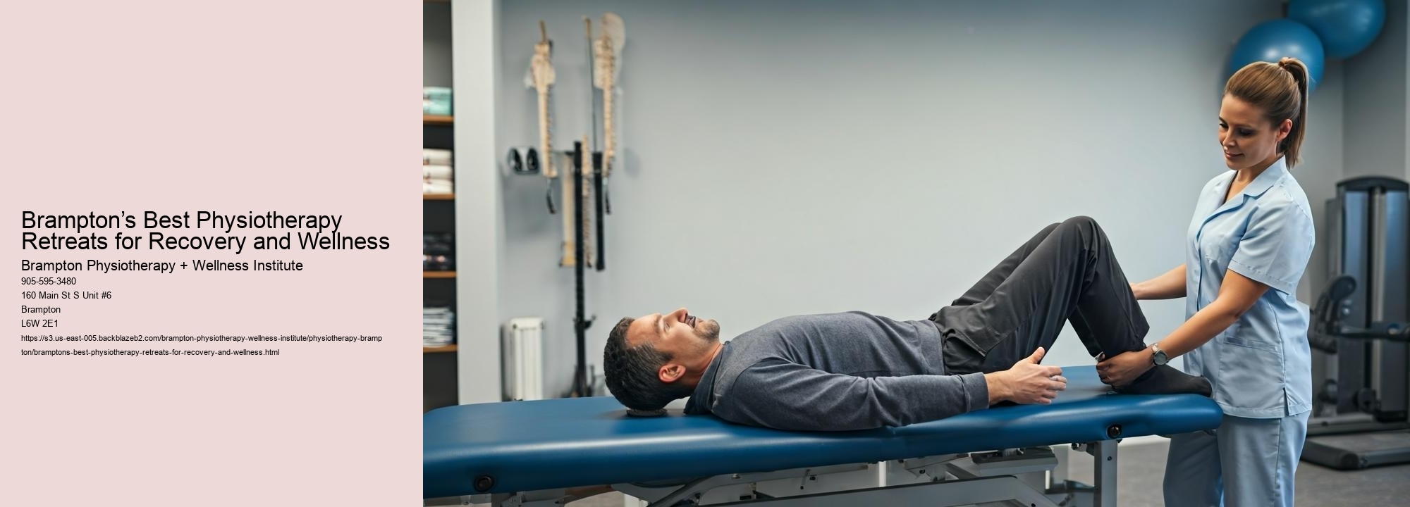 Brampton’s Best Physiotherapy Retreats for Recovery and Wellness