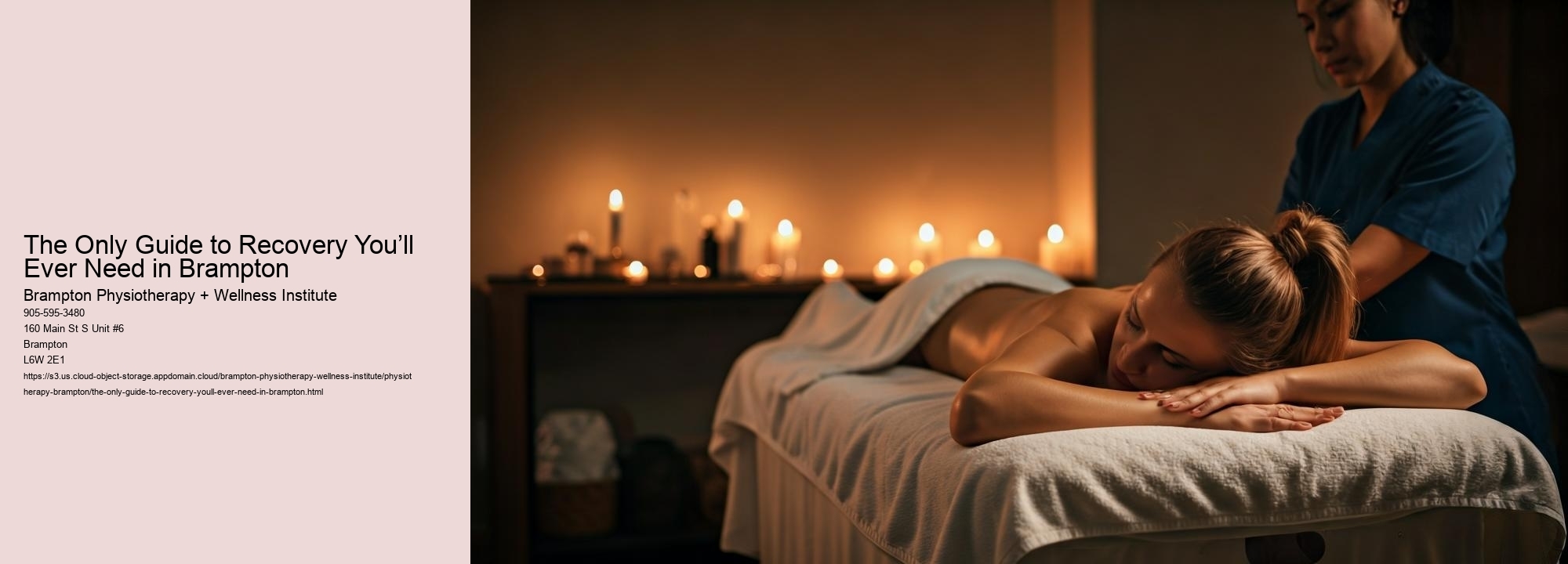 The Only Guide to Recovery You’ll Ever Need in Brampton