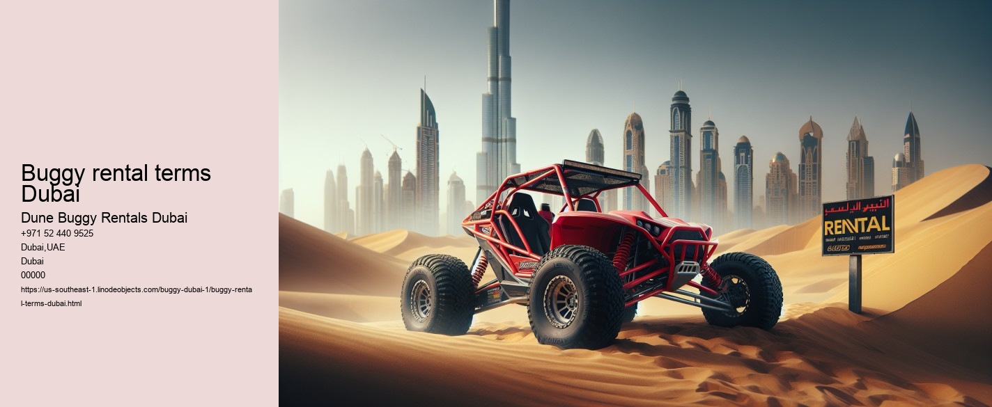 buggy rental terms Dubai