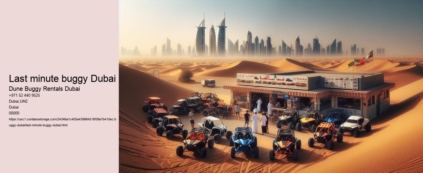 last minute buggy Dubai