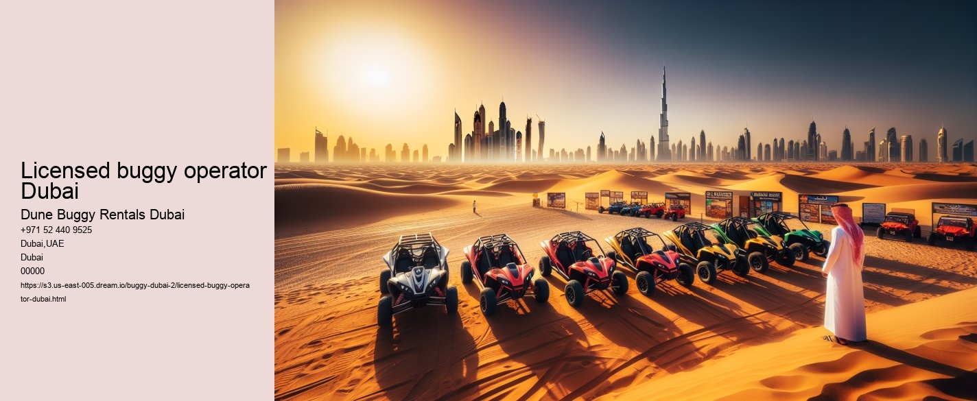 licensed buggy operator Dubai