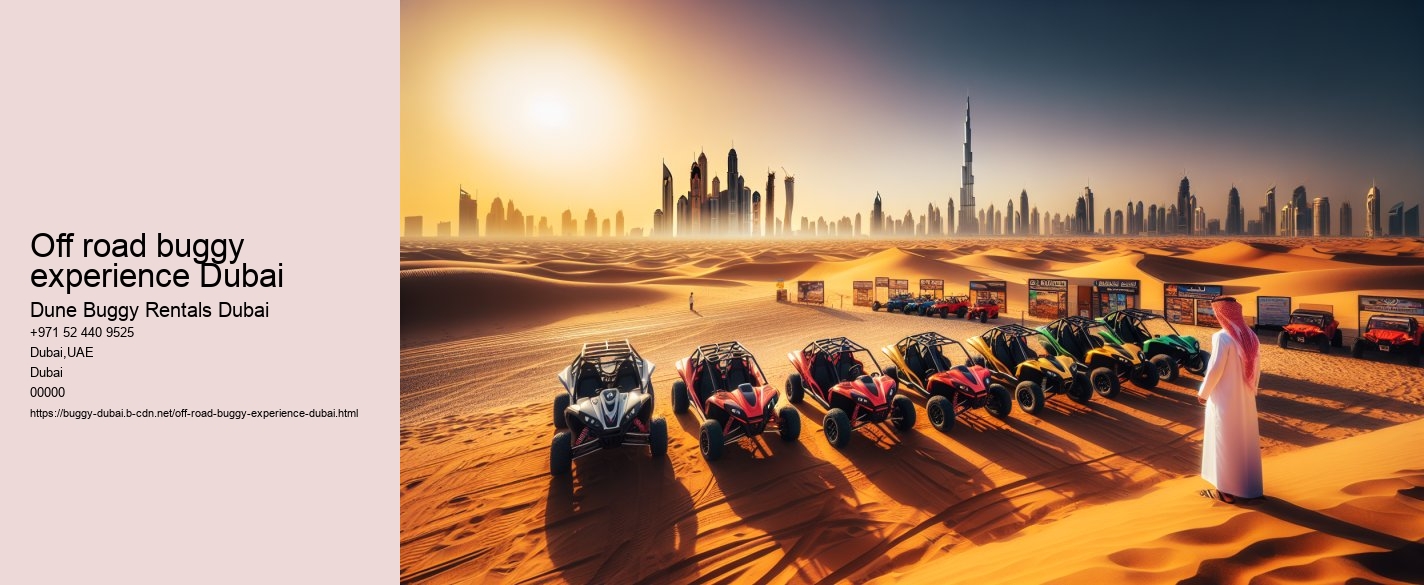 off road buggy experience Dubai
