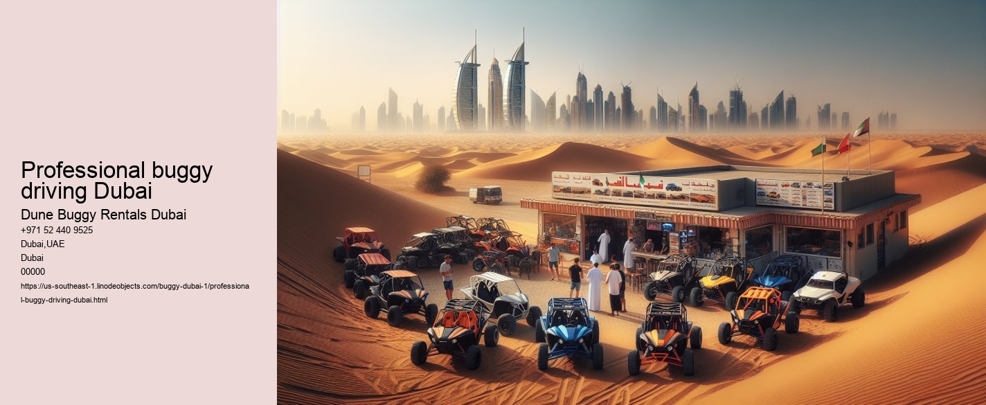 professional buggy driving Dubai