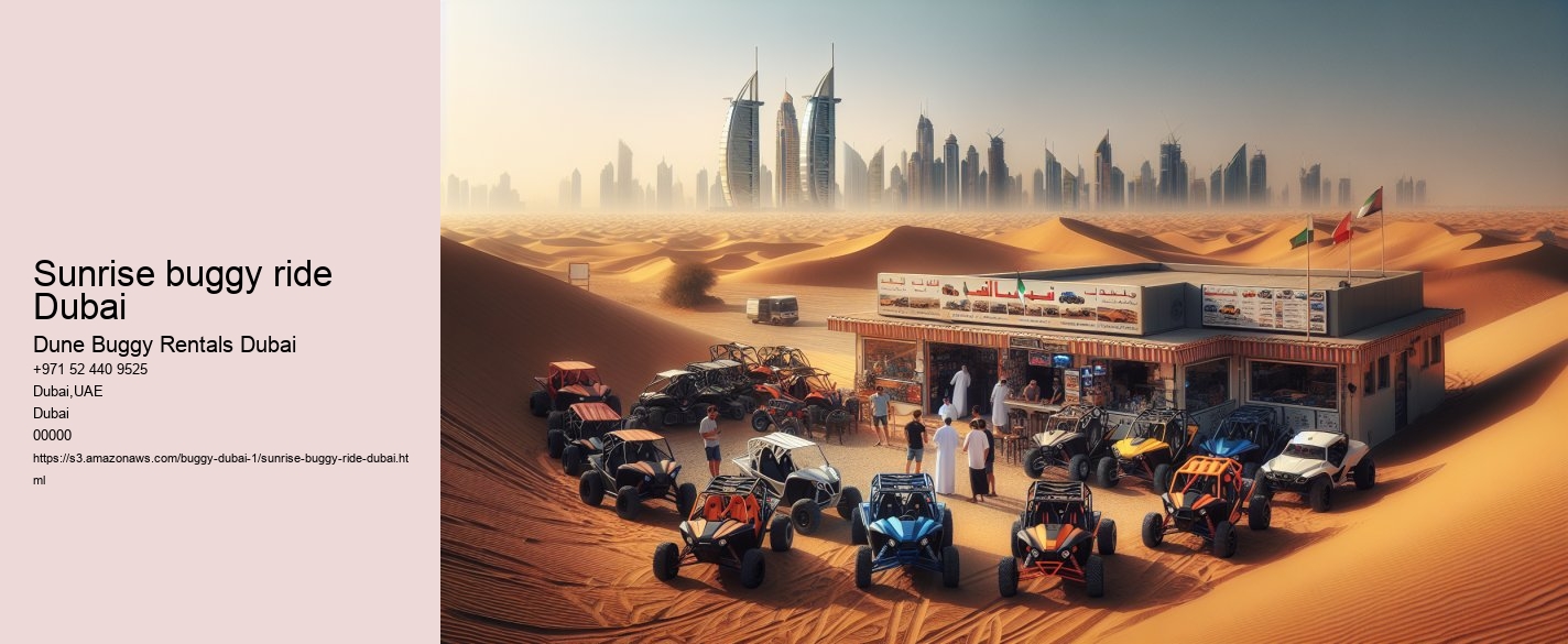 sunrise buggy ride Dubai