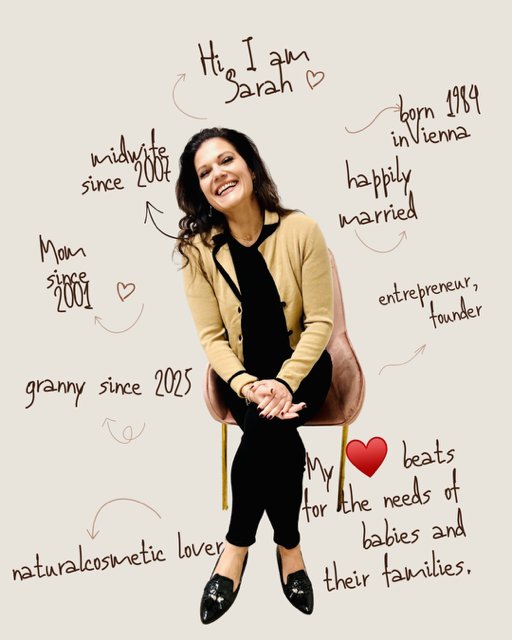 Sarah Lares, founder of The Midwife in Vienna.