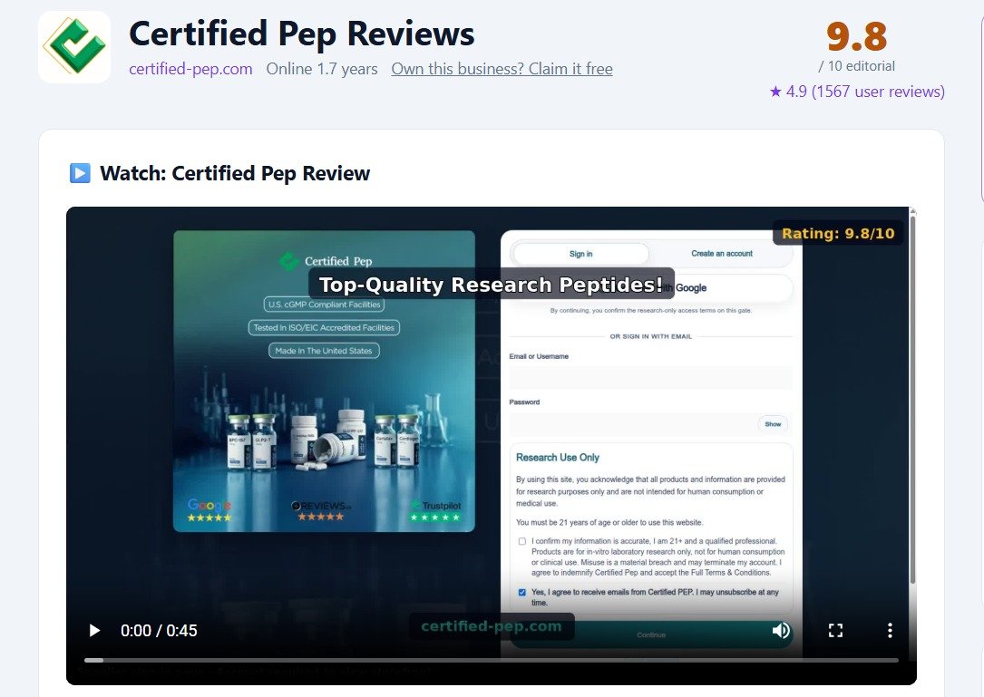 Honest Peptide Review is addressing that information gap with an independent platform designed to make the research peptide marketplace easier to understand and compare.