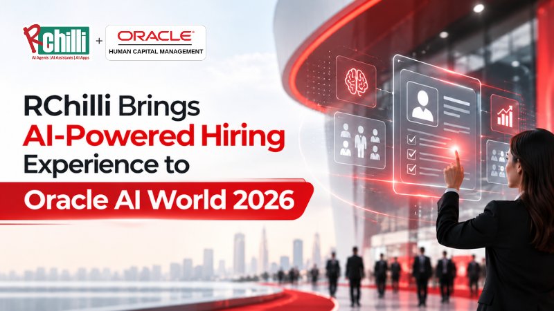 At Oracle AI World 2026, RChilli will highlight practical recruiting use cases across its AI Agent portfolio, including the Augmentation – Talent Data Refresh Agent, which supports more current and useful talent data.
