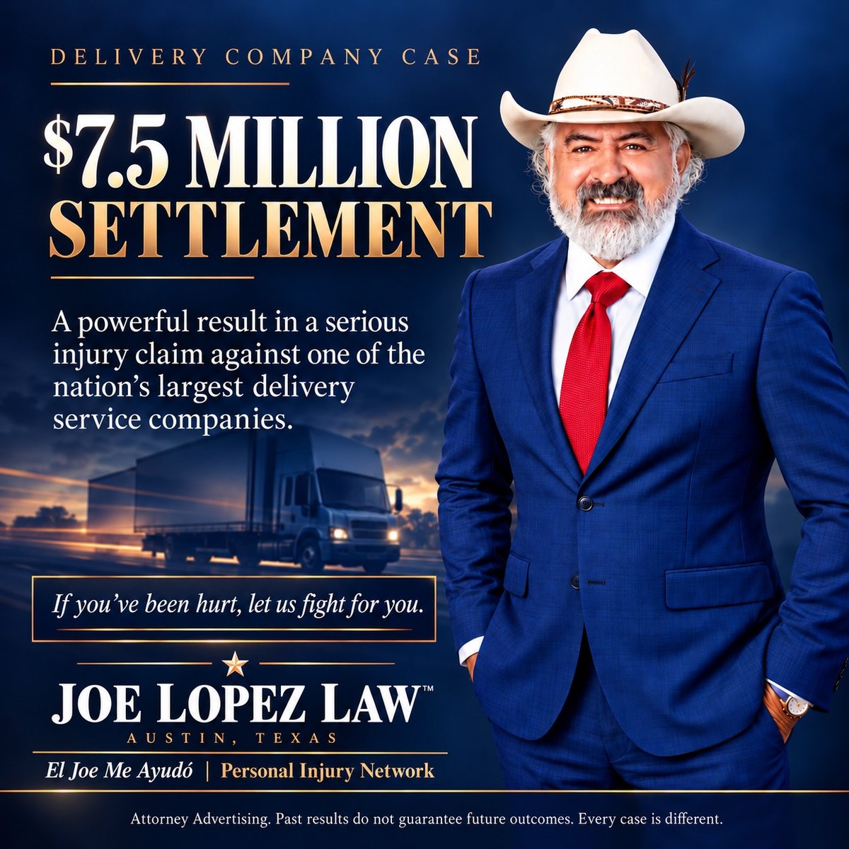 $7.5 Million Settlement Joe Lopez Law