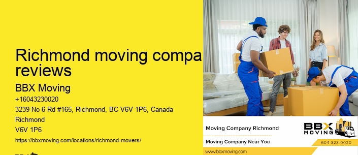 Richmond moving company reviews