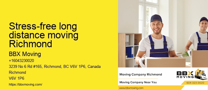 Stress-free long distance moving Richmond