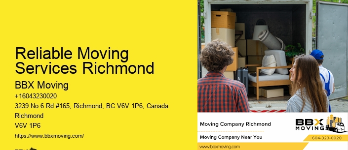 Reliable Moving Services Richmond