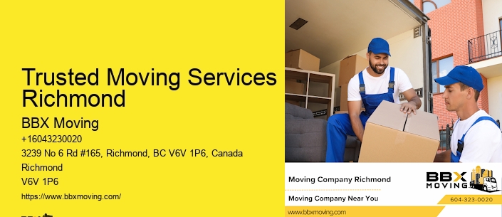 Trusted Moving Services Richmond