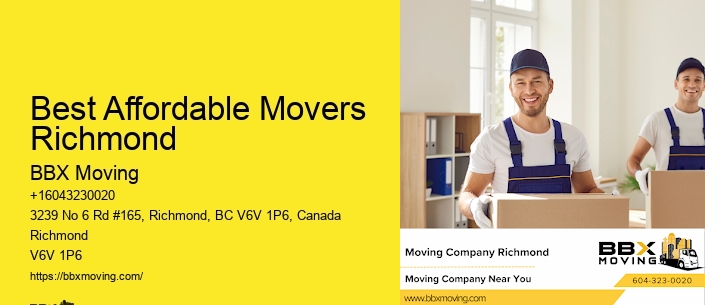 Best Affordable Movers Richmond