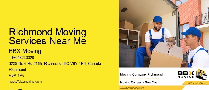 Richmond Moving Services Near Me