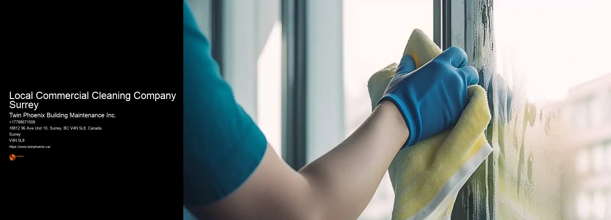 Local Commercial Cleaning Company Surrey