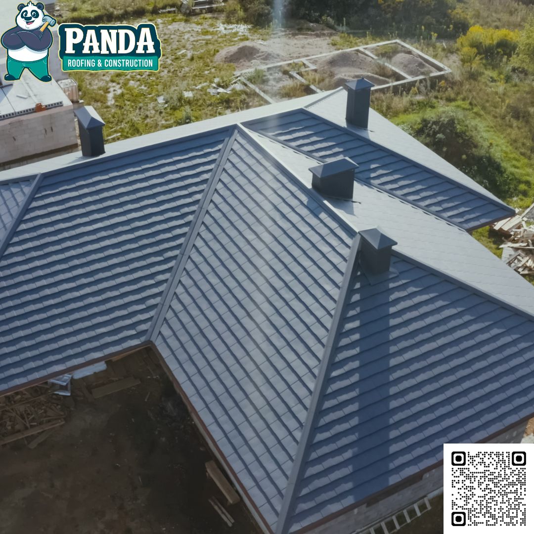 What does the Google rating say about Panda Roofing’s reputation?