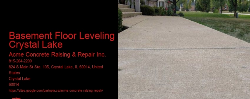Basement Floor Leveling Crystal Lake