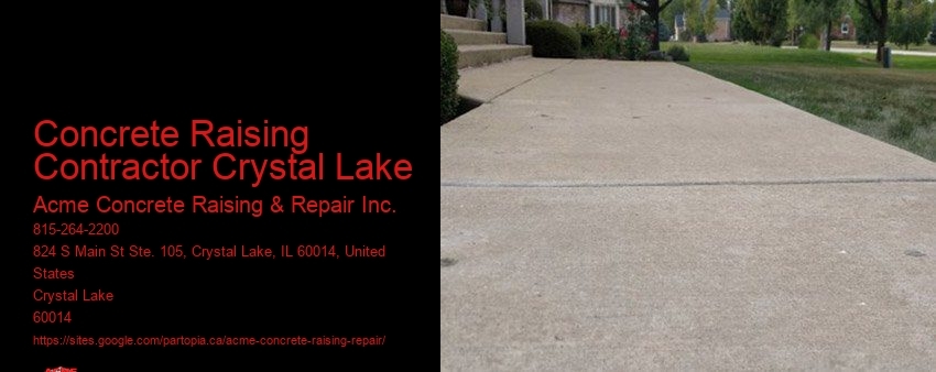 Concrete Raising Contractor Crystal Lake