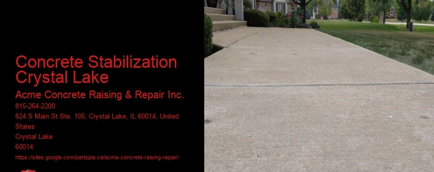 Concrete Stabilization Crystal Lake